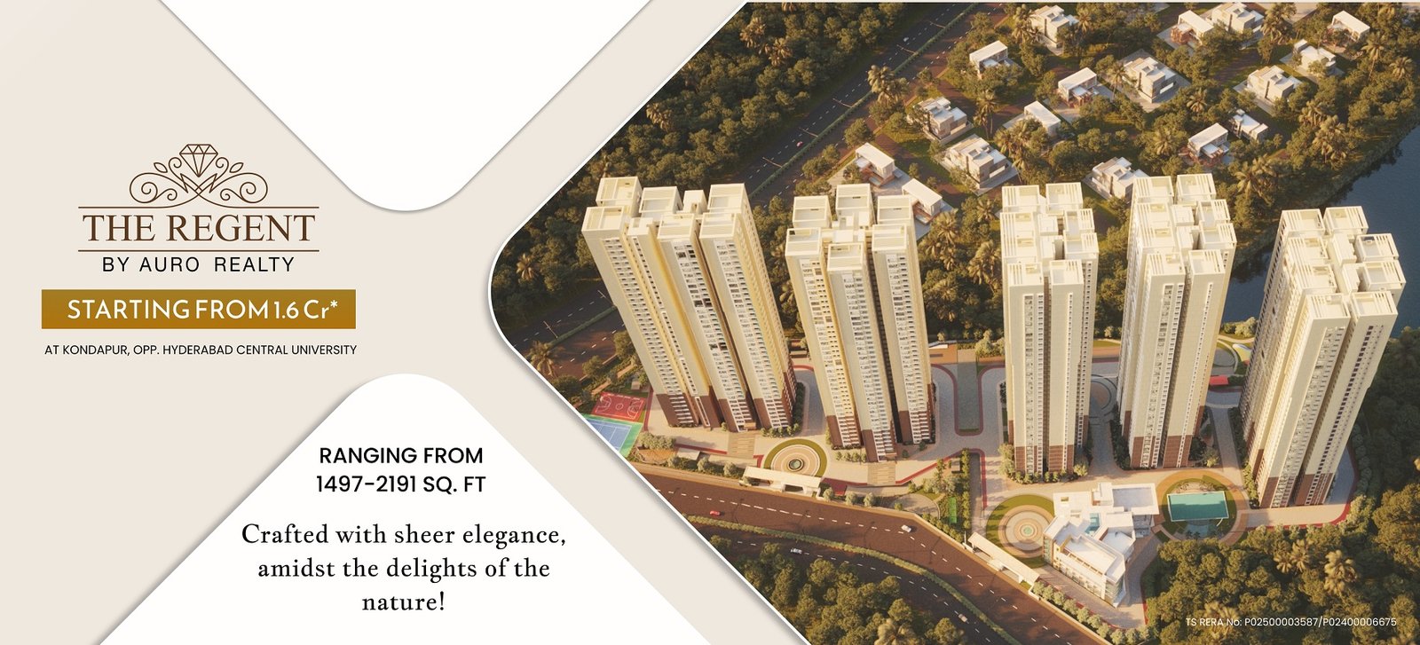 Resale Flats For Sale in The Regent by Auro Realty Hyderabad
