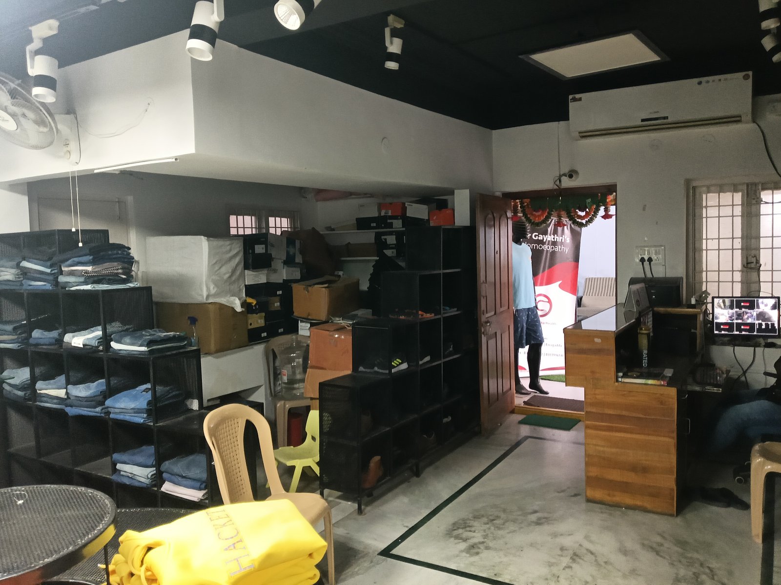 Ground floor commercial space for rent in Madhapur