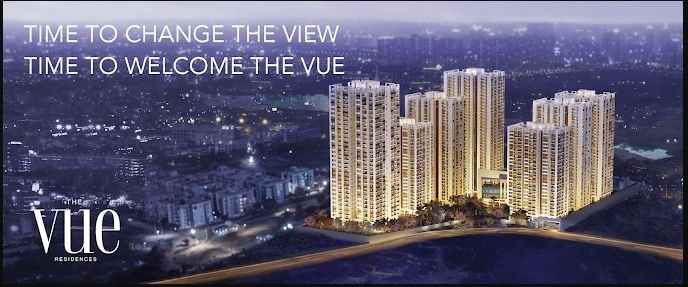The Vue Residences 3Bhk Gated Community Flat For Sale