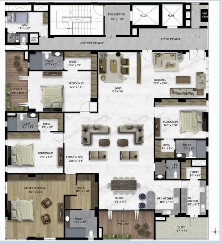 Phoenix Everest in Jubilee Hills Flat For Sale