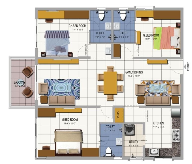 Flat For Sale in Urbanrise Sky Habitat