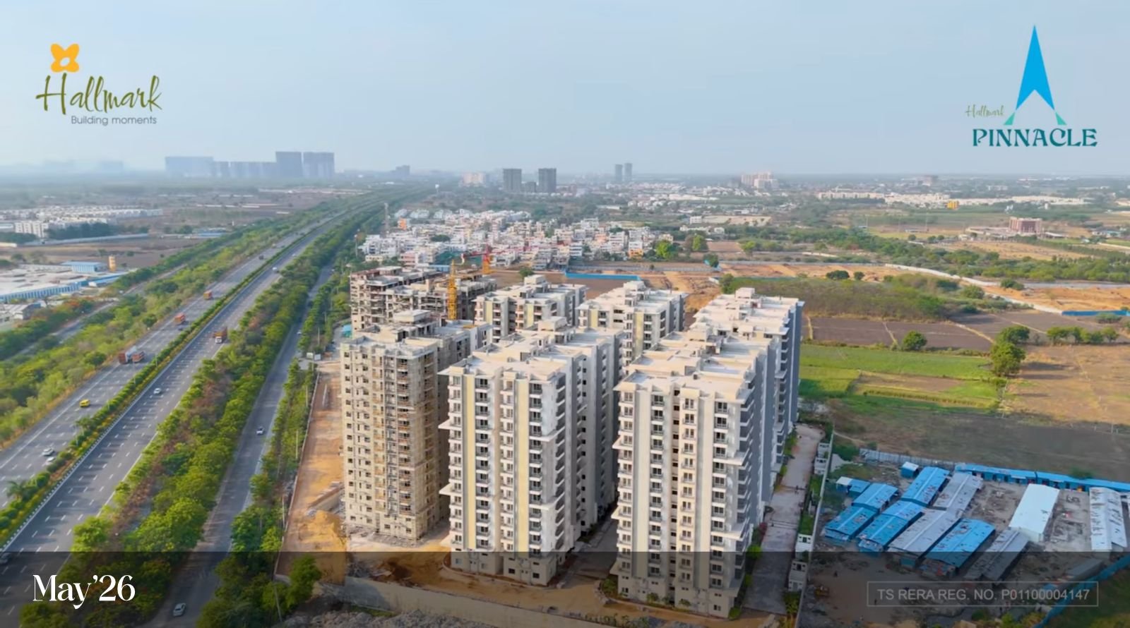 3 BHK FLAT FOR RENT – HALLMARK PINNACLE